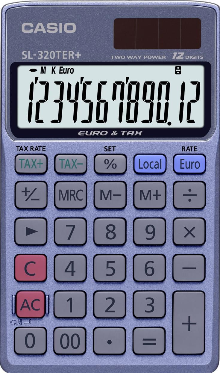 Calculator Pocket Basic Blue