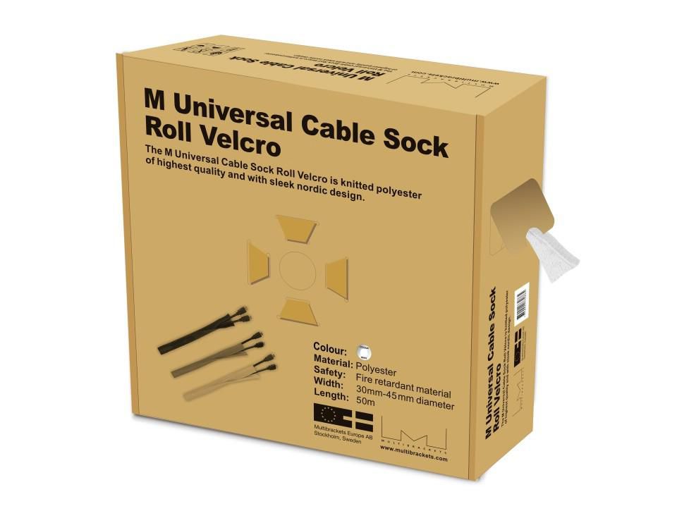 M Cable Sock Roll Velcro 