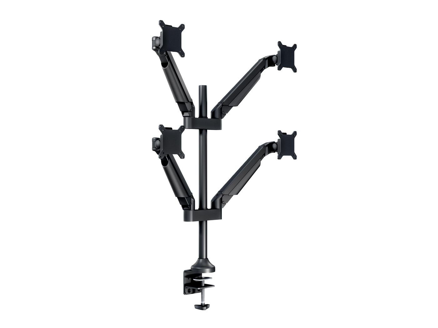 M VESA Gas Lift Arm Quad Black