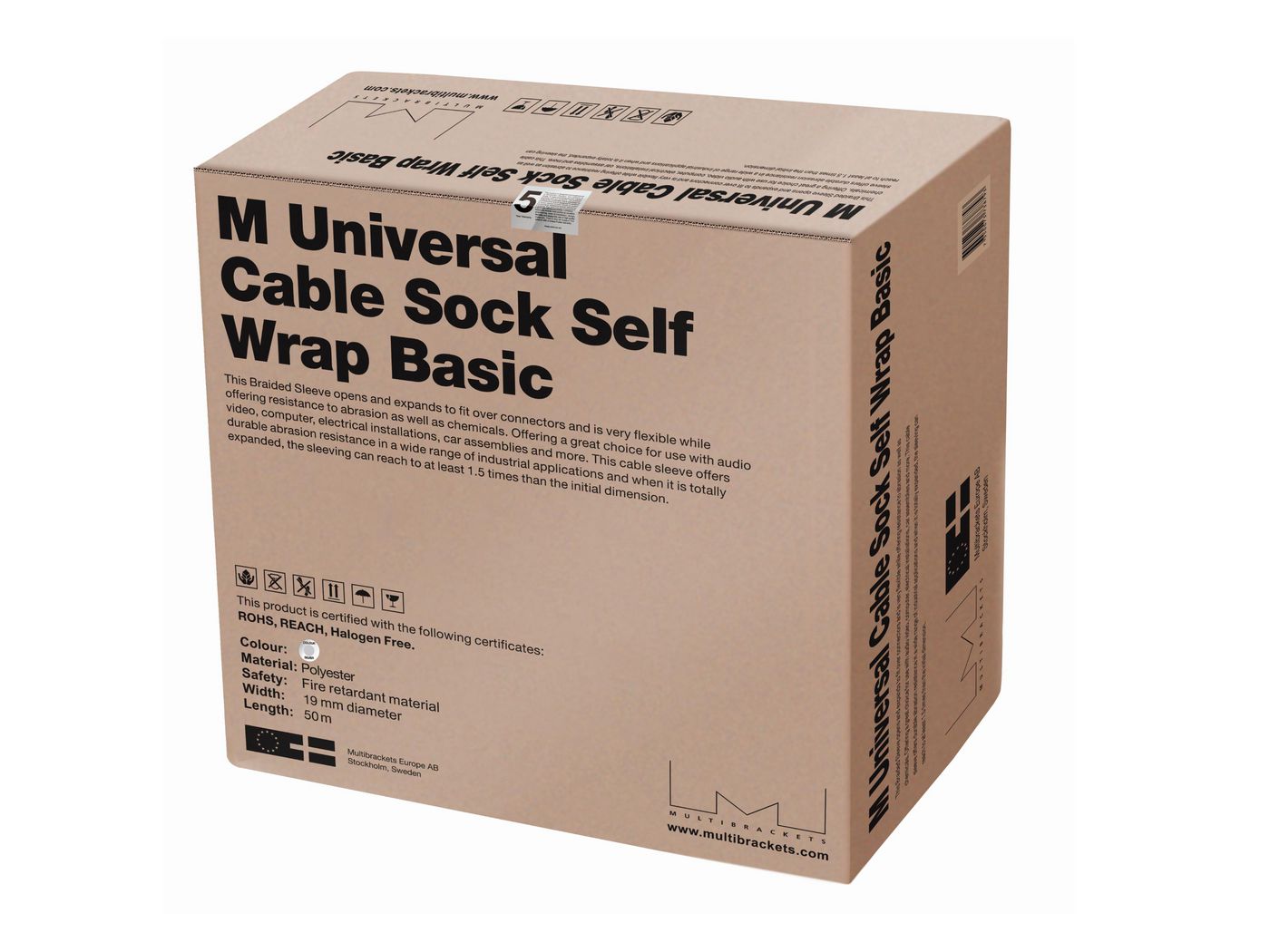 M Universal Cable Sock Self 