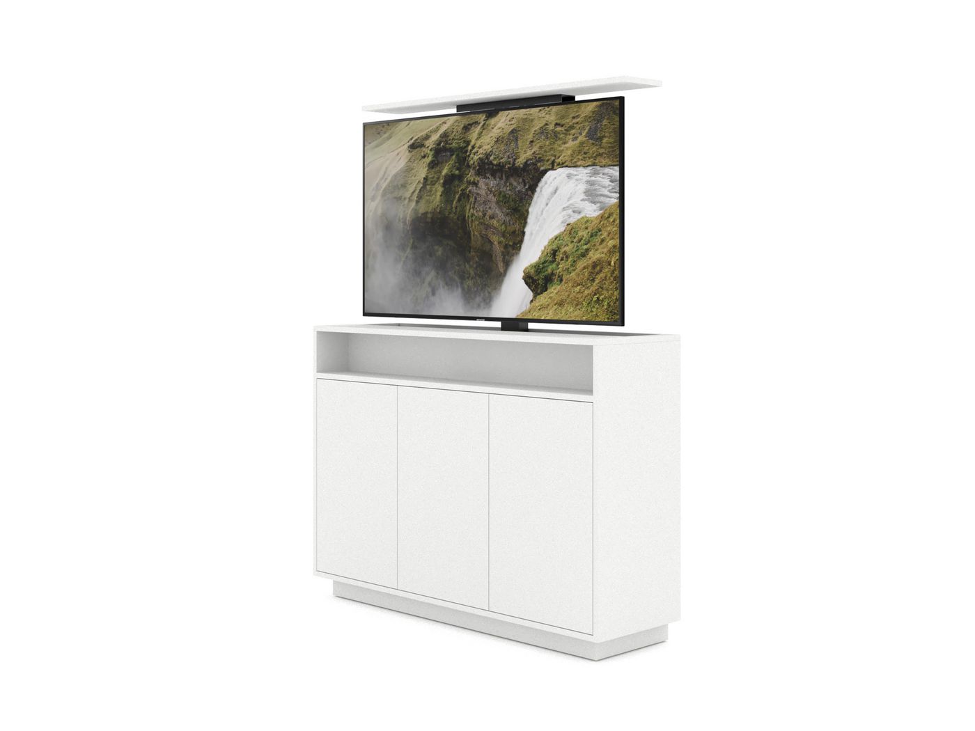 M AV-Cabinet TV-Lift 55" White