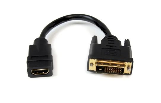 DVI-HDMI. Ш/Г. Чорний. 15см