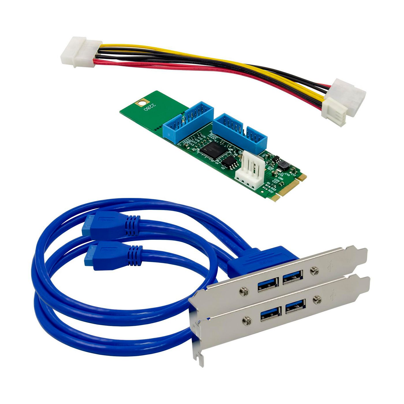 M.2 B+M KEY NEC720201 USB3.0 