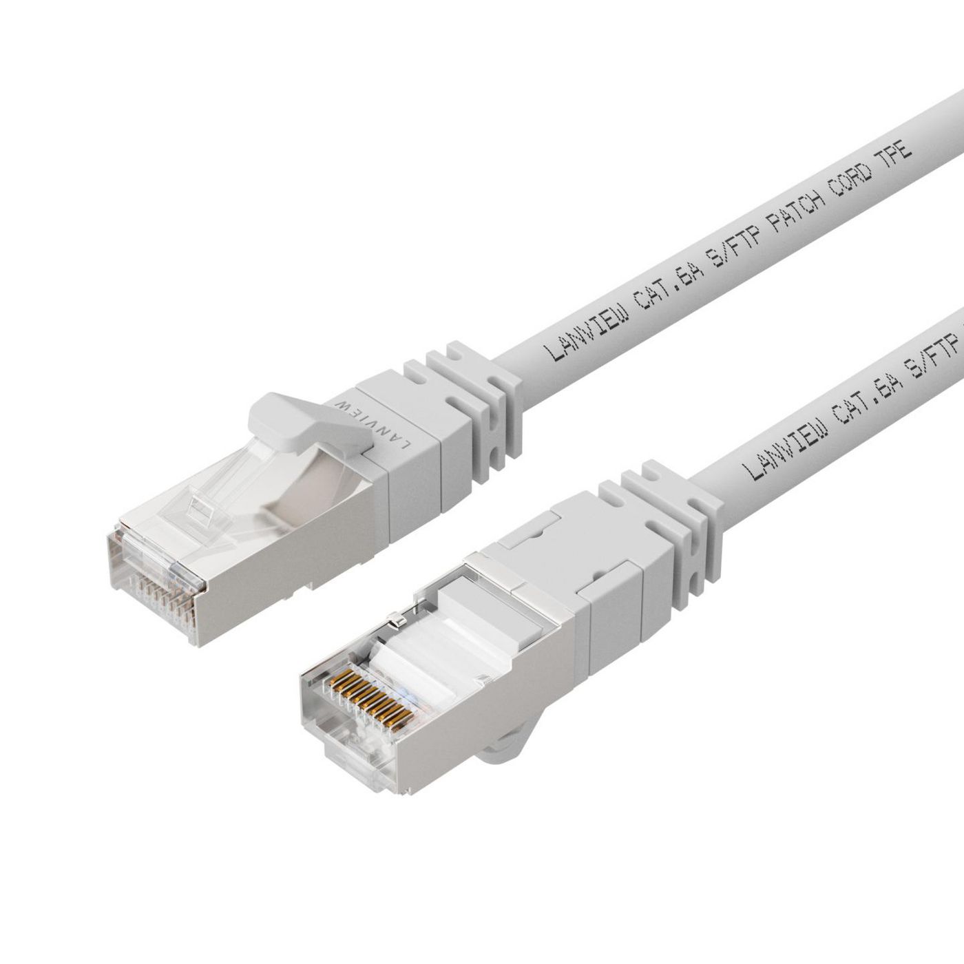 CAT6A S/FTP 1,5 м білий LSZH,
