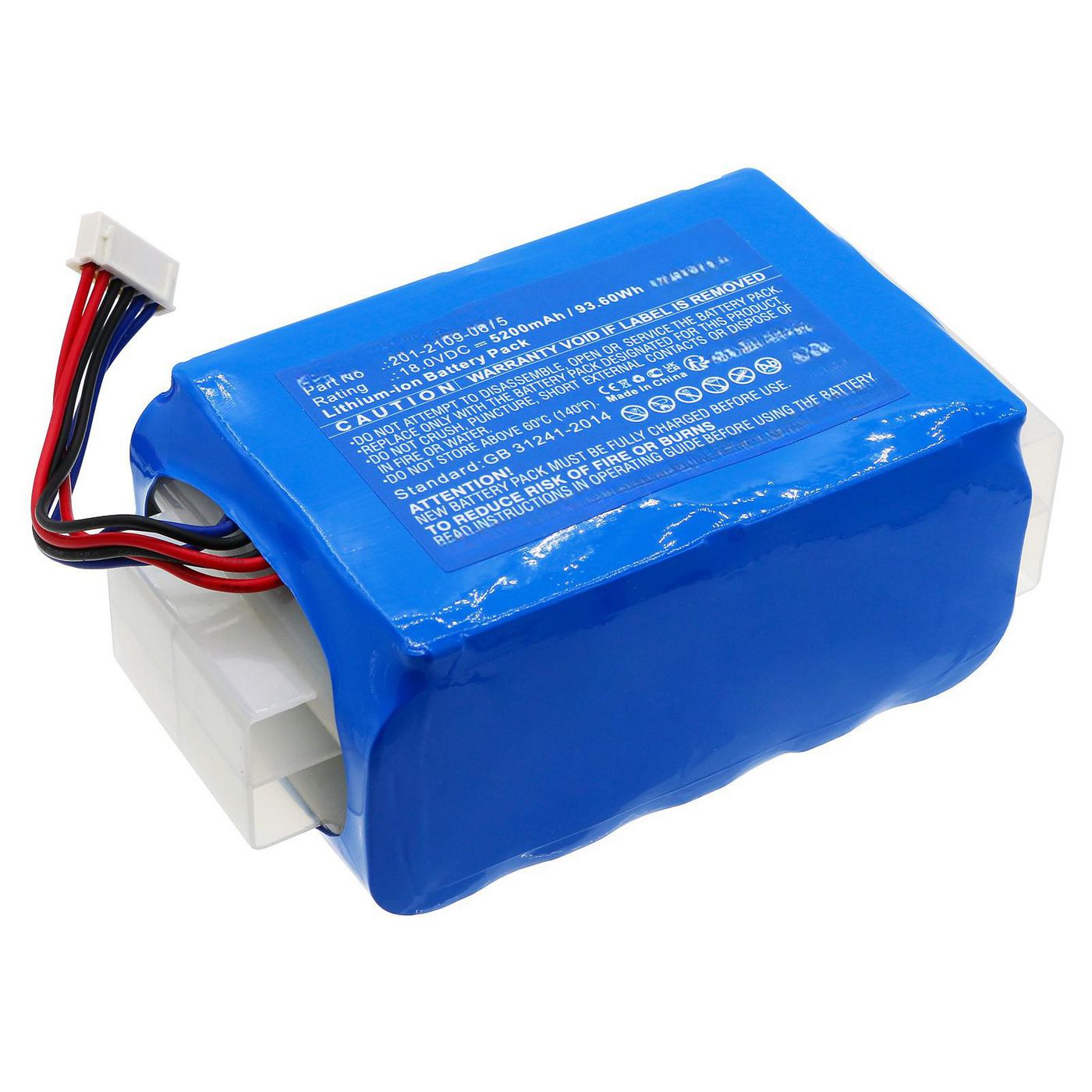 Battery 93.60Wh 18.0V 5200mAh 