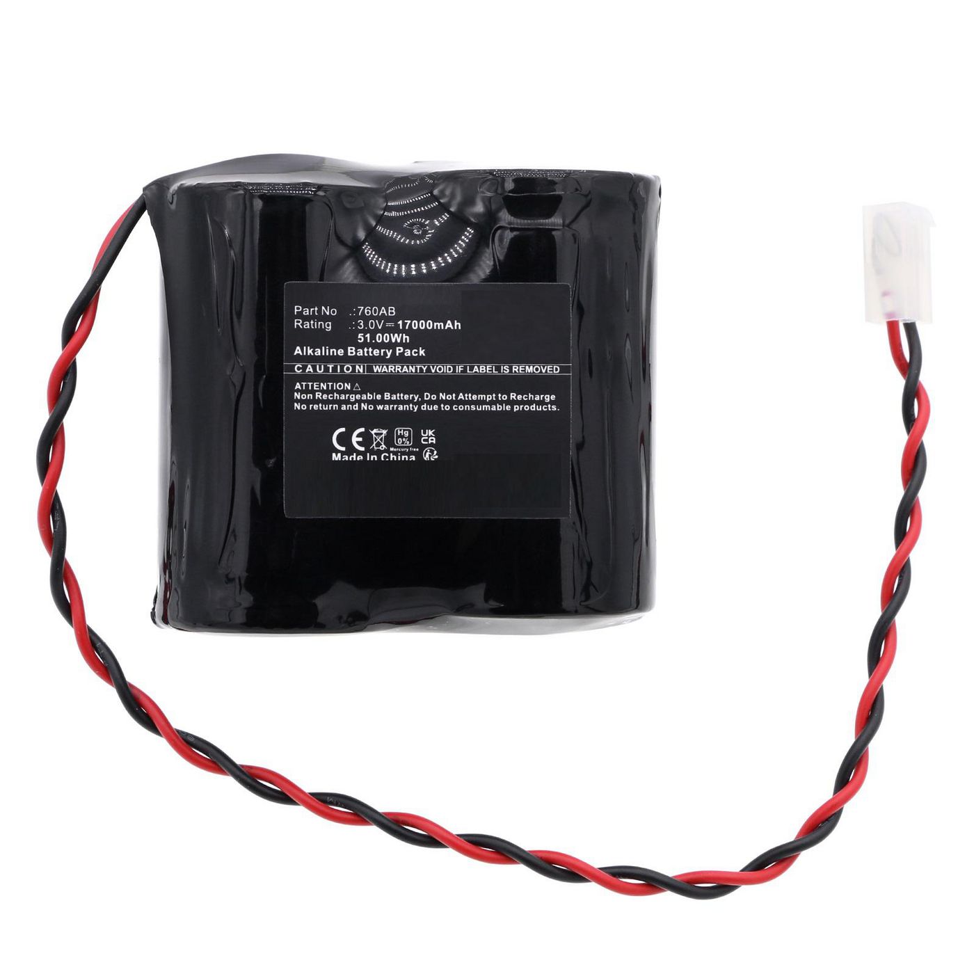 Battery 51.00Wh 3.0V 17000mAh 