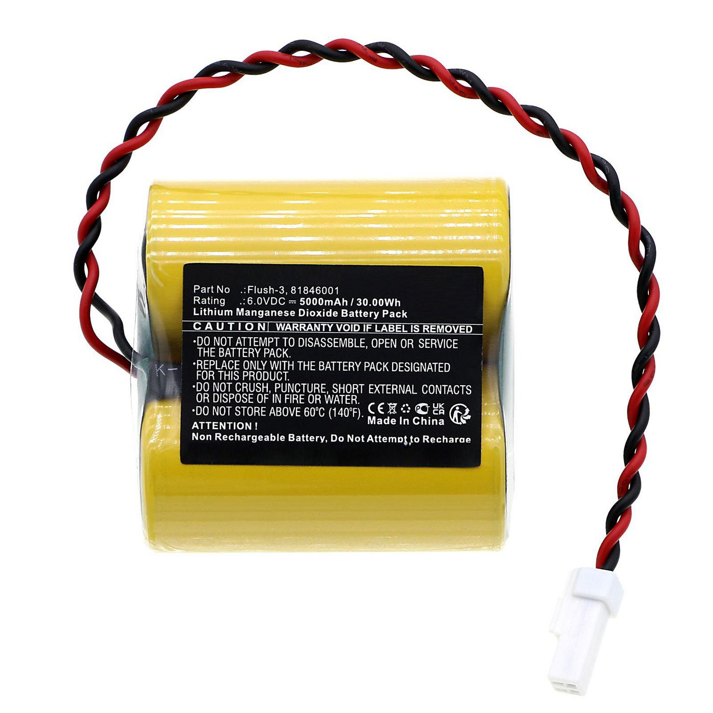 Battery 30.00Wh 6.0V 5000mAh