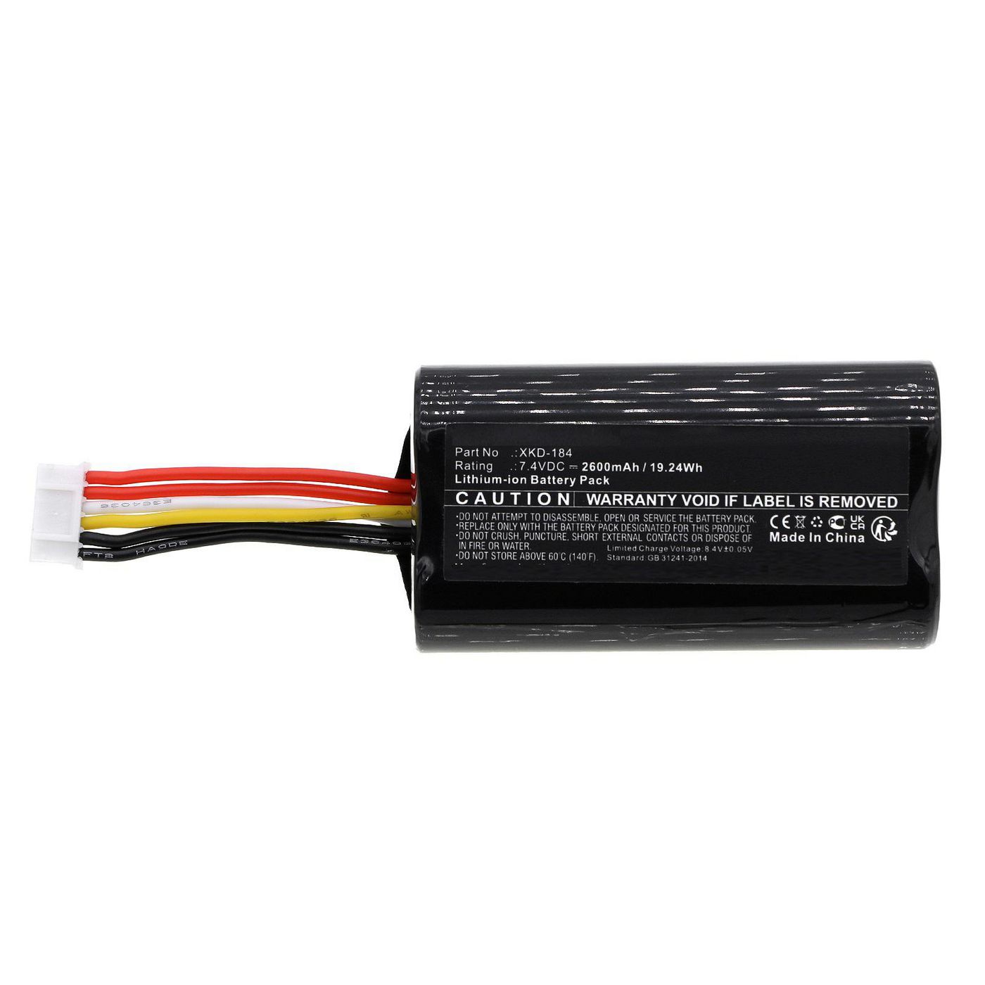 Battery 19.24Wh 7.4V 2600mAh 