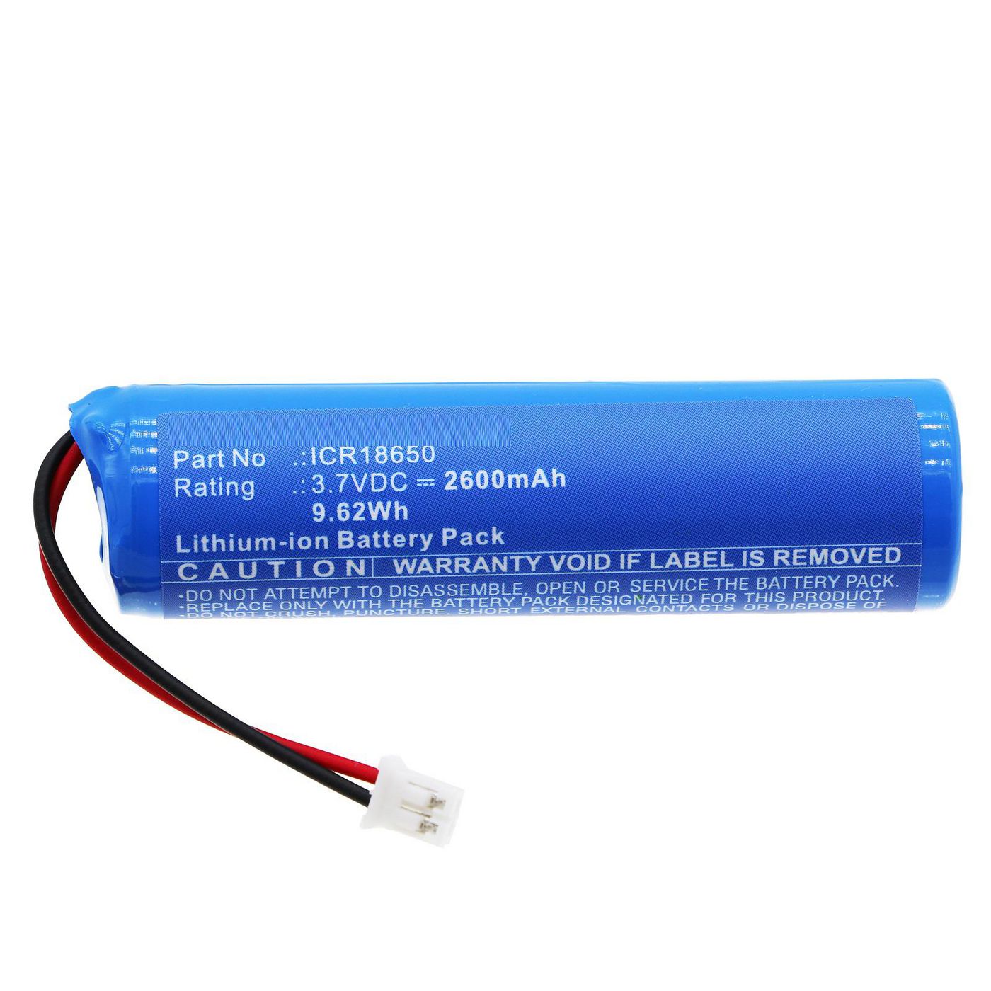 Battery 9.62Wh 3.7V 2600mAh 