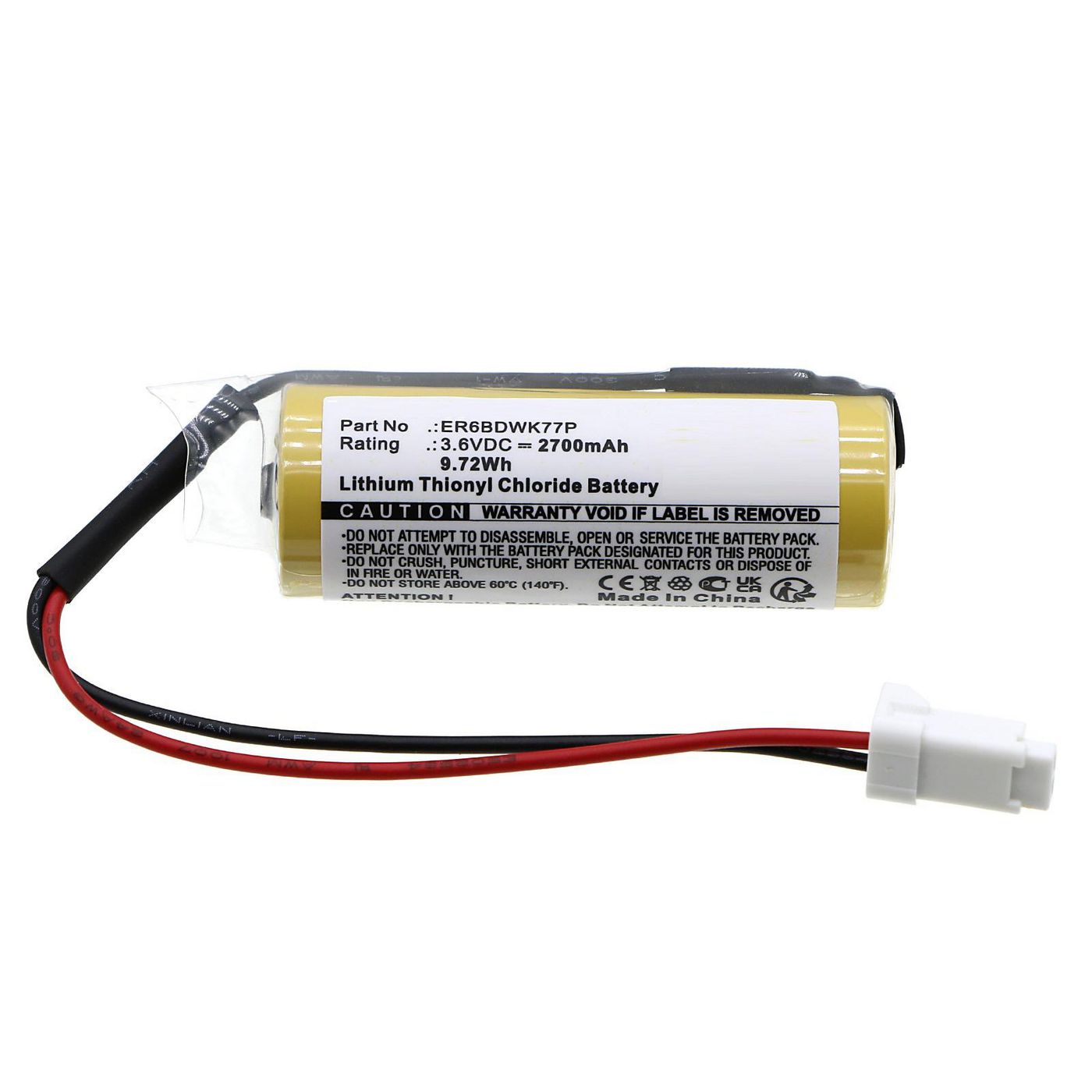 Battery 9.72Wh 3.6V 2700mAh 