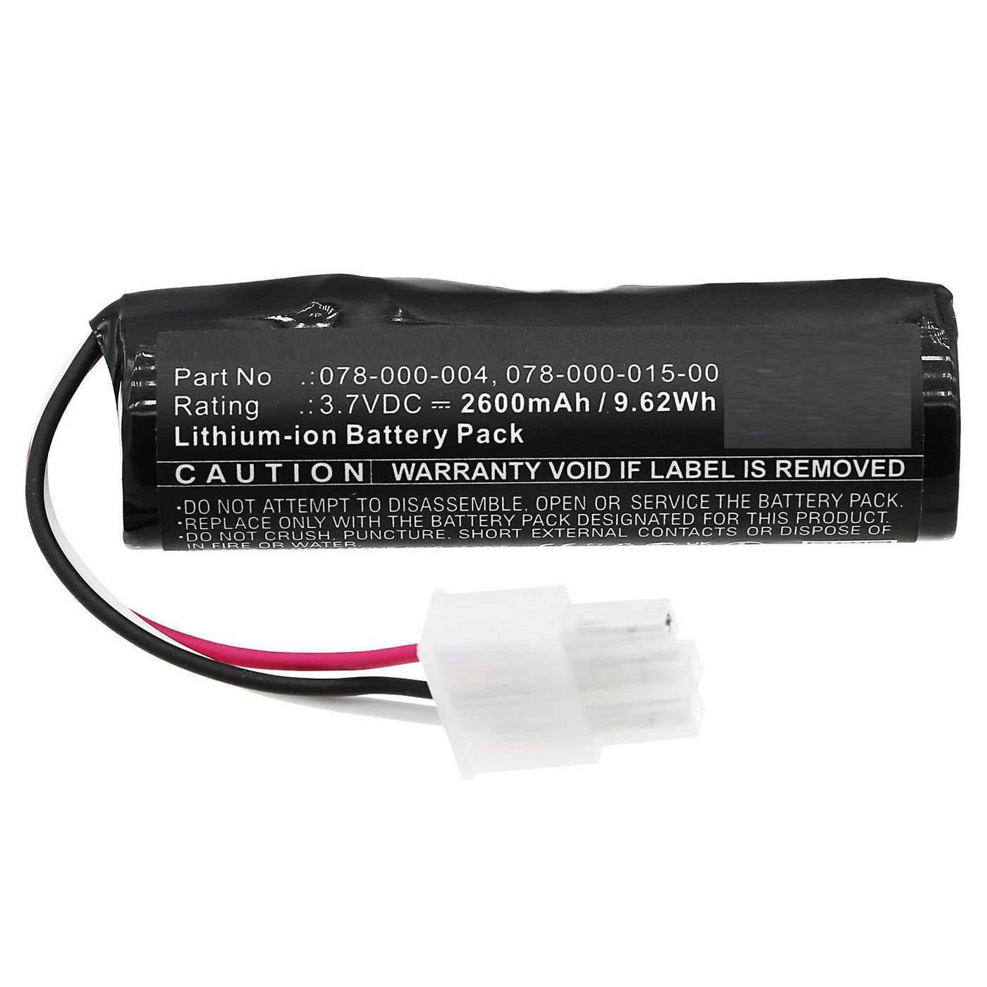 Battery 9.62Wh 3.7V 2600mAh 