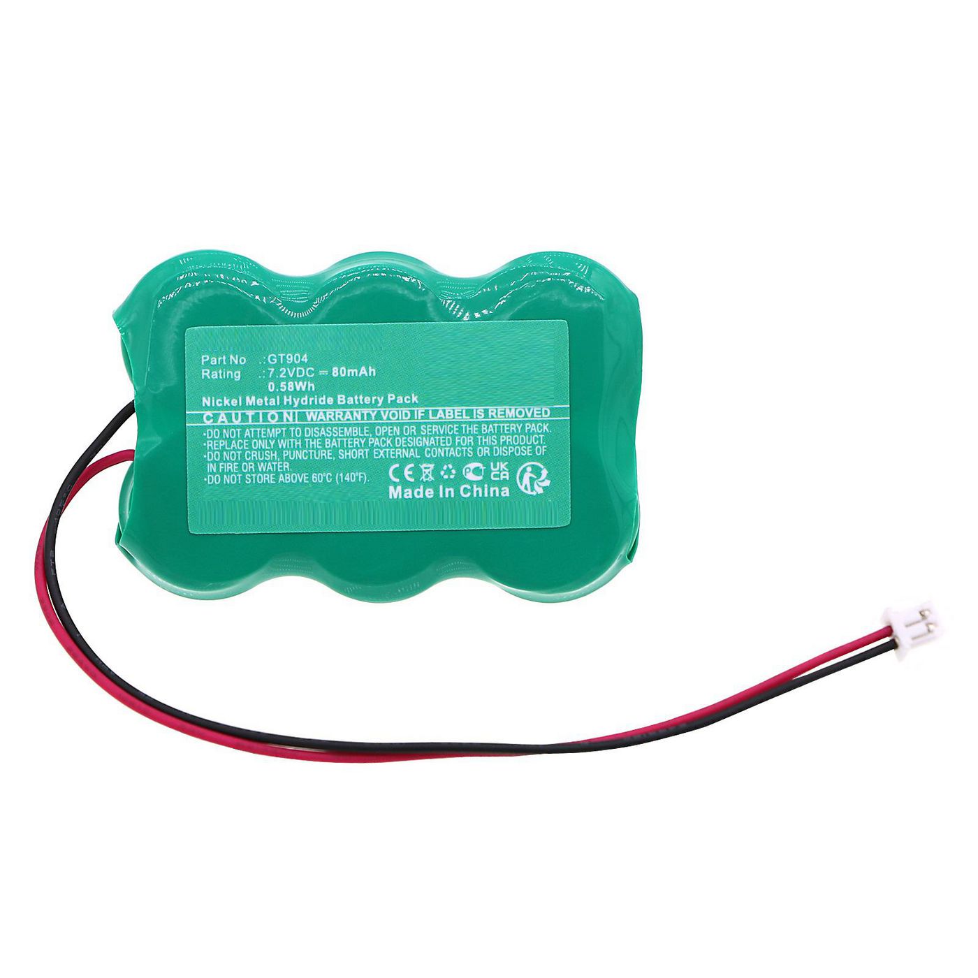 Battery 0.58Wh 7.2V 80mAh for 