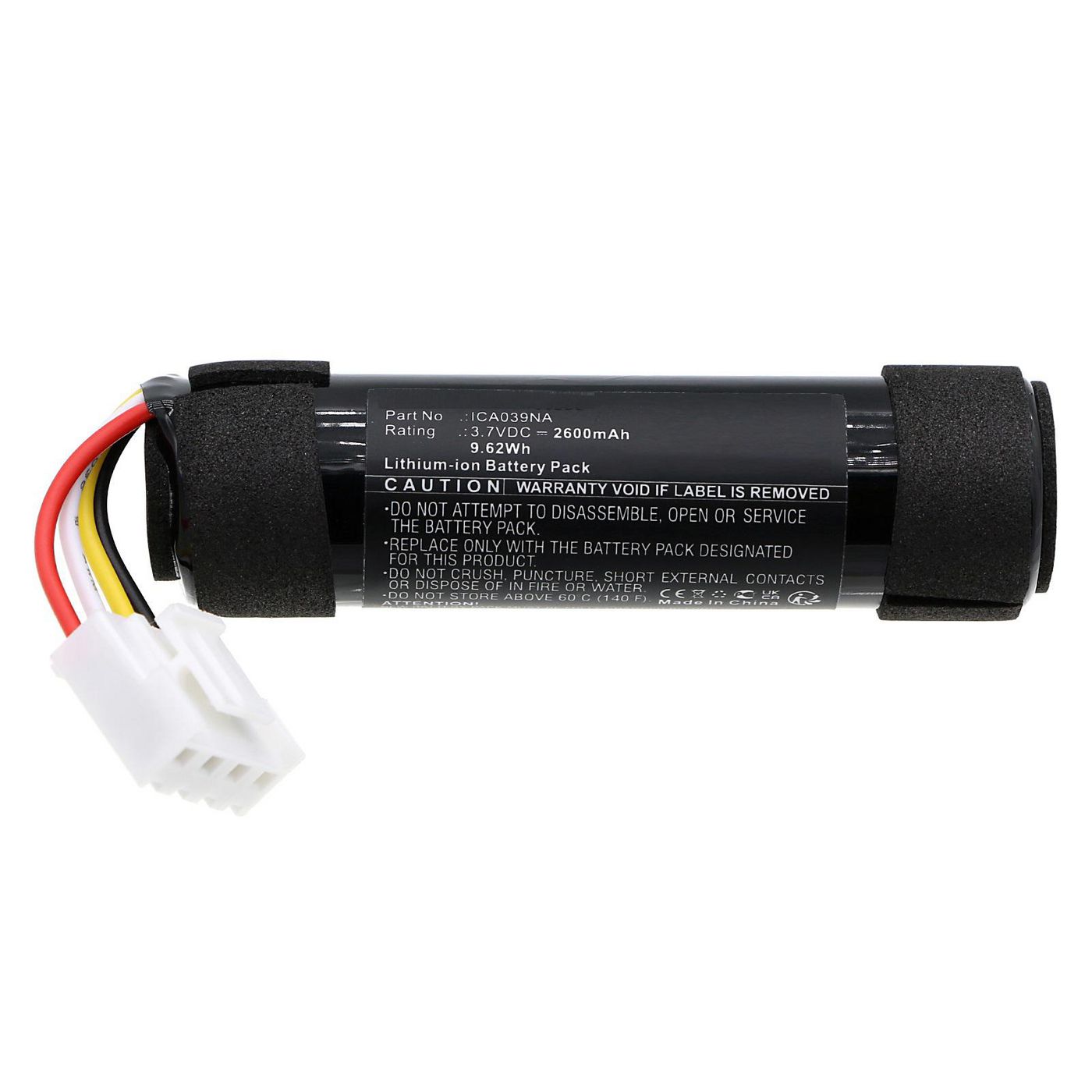 Battery 9.62Wh 3.7V 2600mAh 