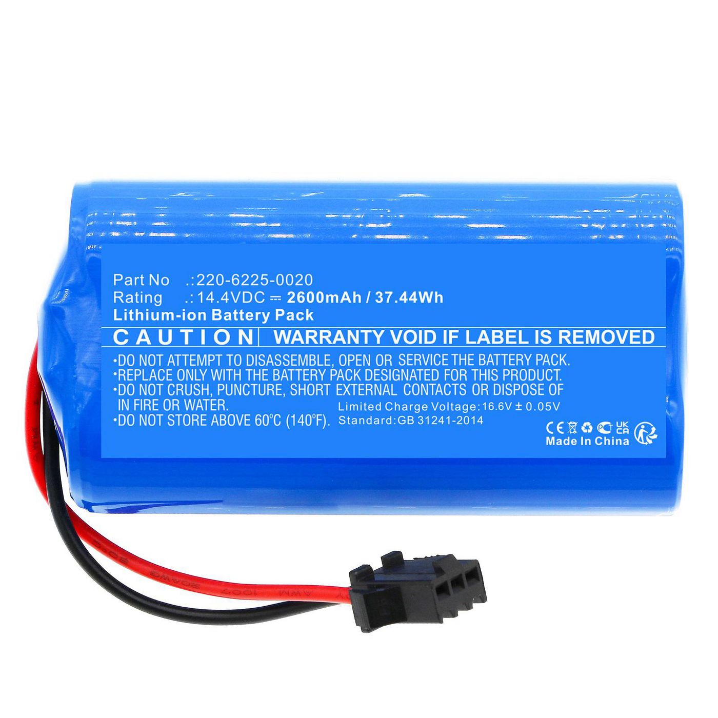 Battery 37.44Wh 14.4V 2600mAh 