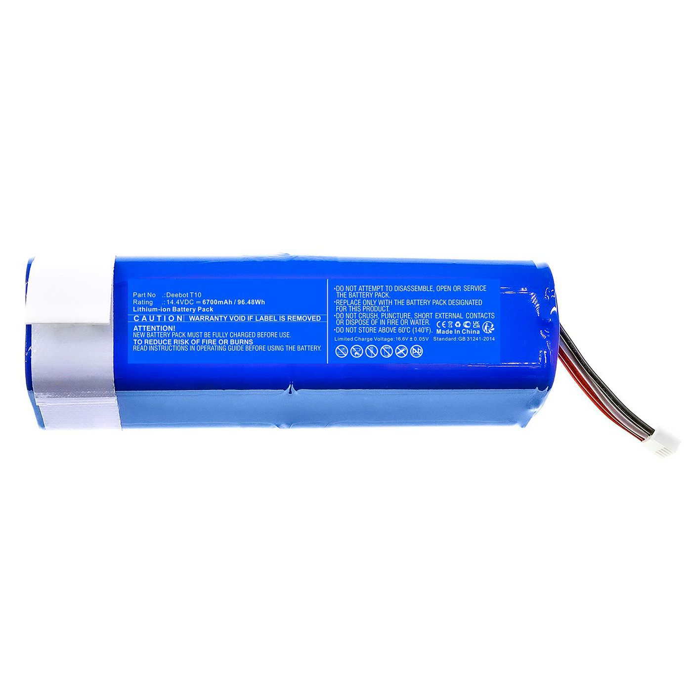 Battery 96.48Wh 14.4V 6700mAh 