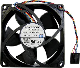 80x20mm CPU cooling fan for 