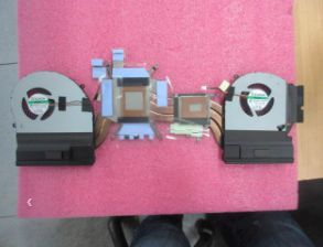 CPU and GPU Heatsink Assembly 