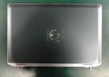 LCD back cover and hinges