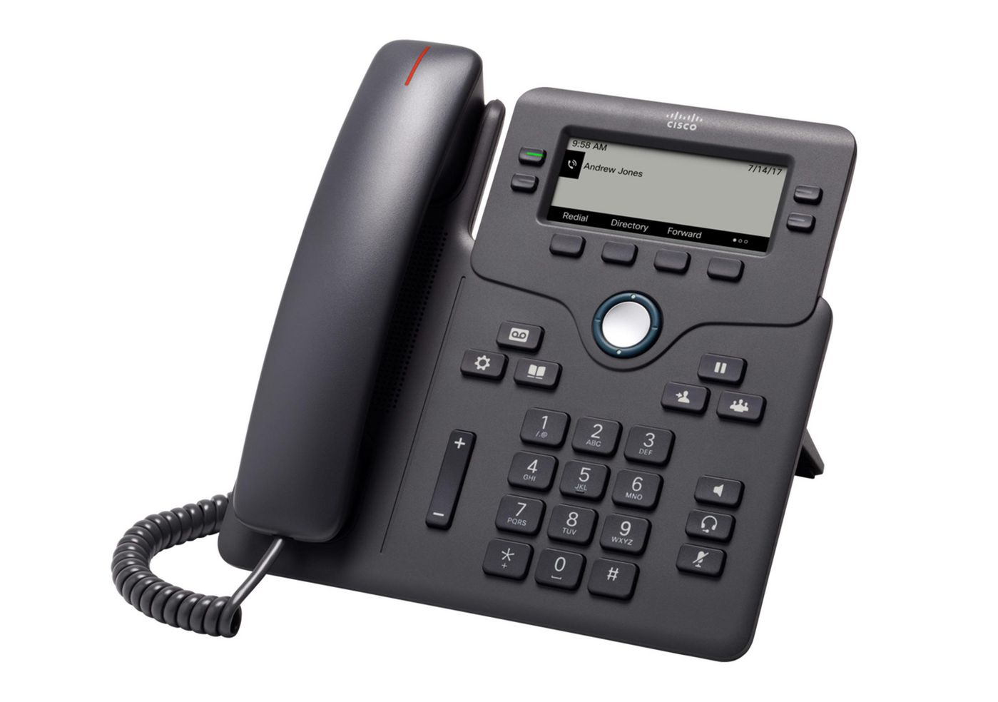 6841 Ip Phone Black 4 Lines