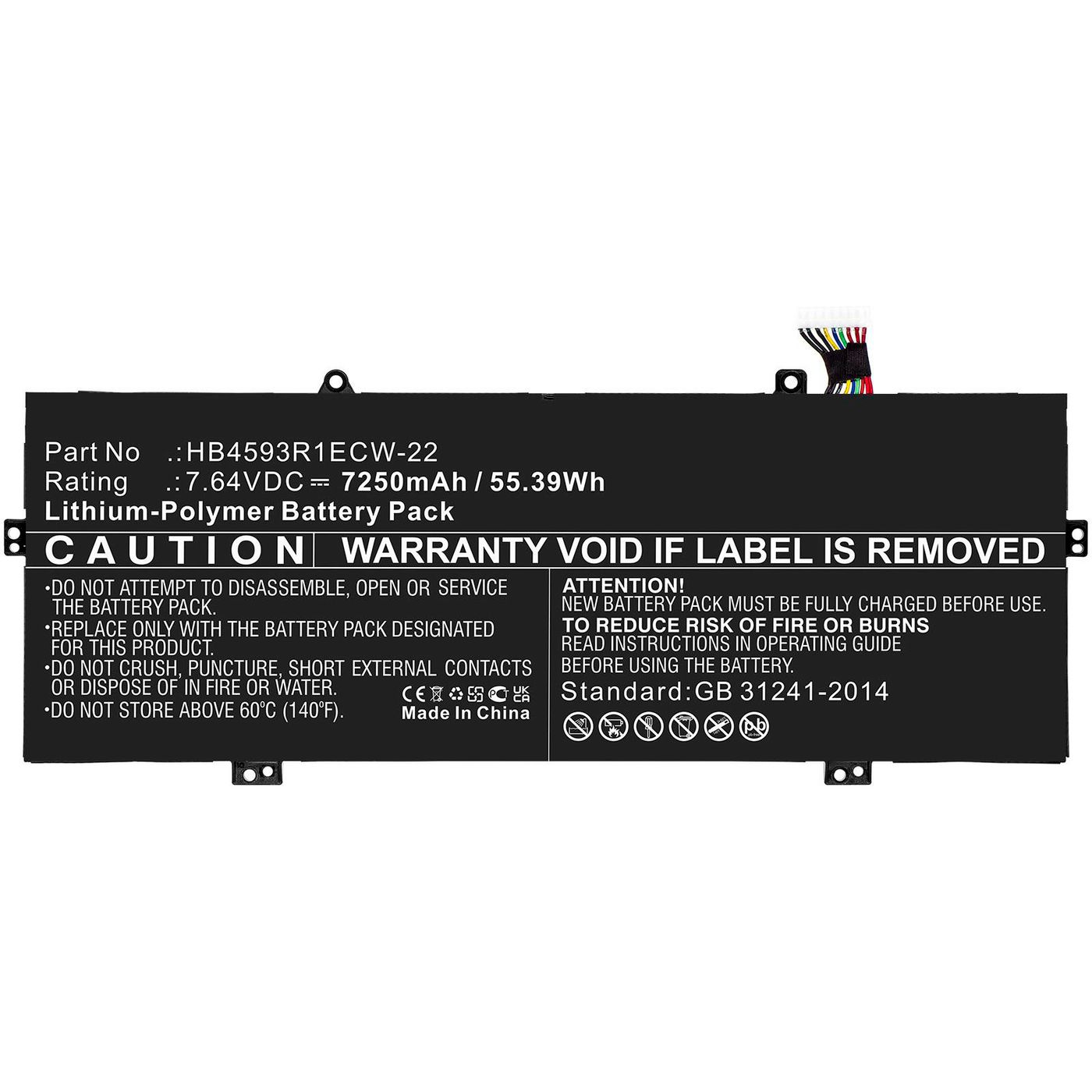 Laptop Battery for Huawei 