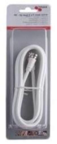 Coaxial Cable 2 M F White