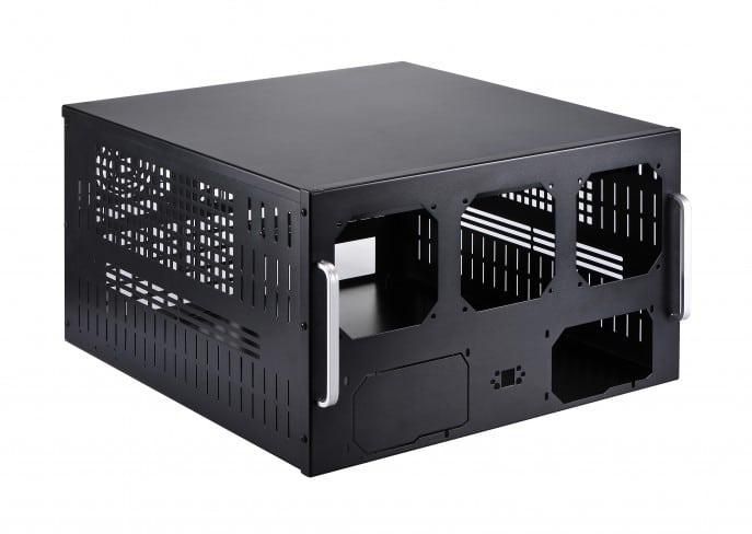 Racksper 6U Pro Rack Black