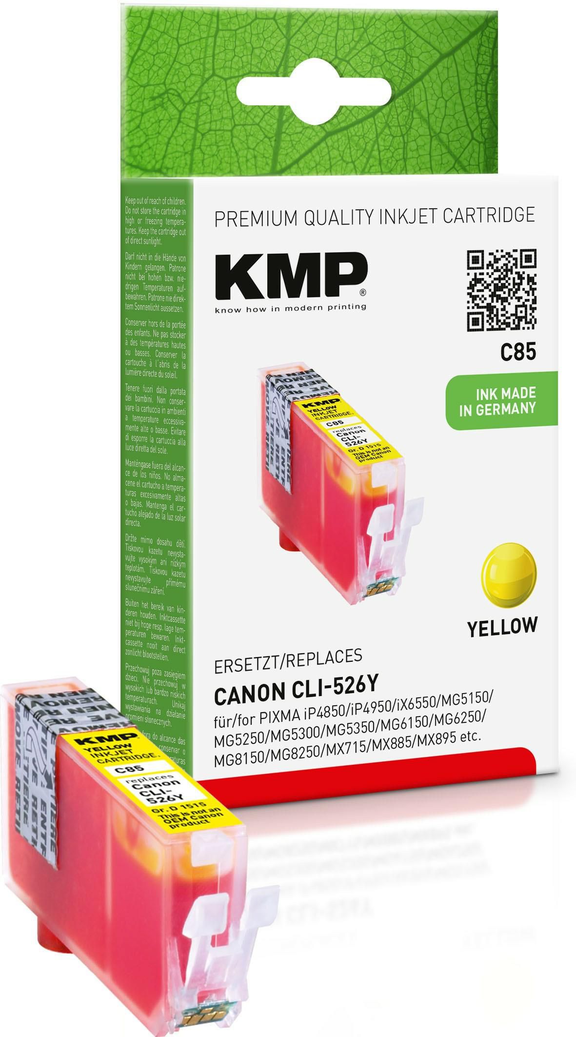 Cart. Canon CLI526Y comp.
