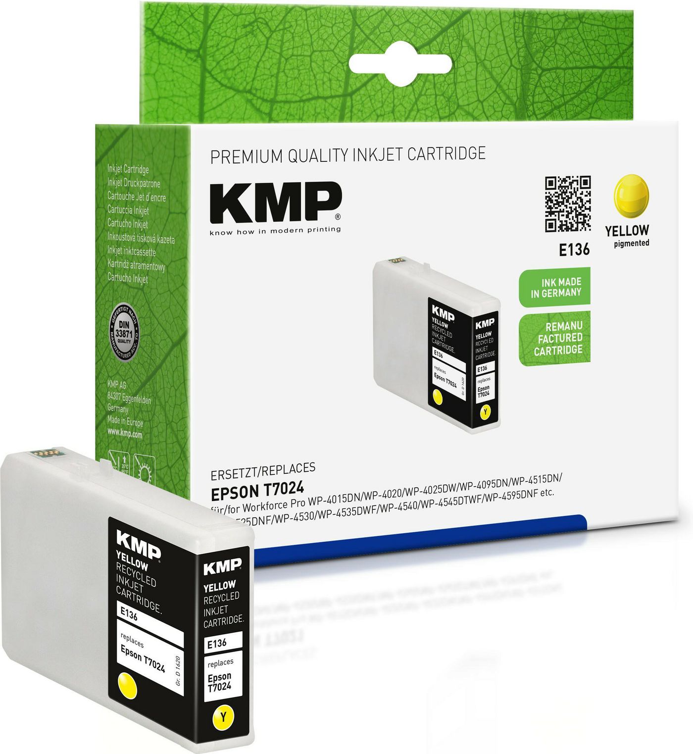 E136 ink cartridge yellow