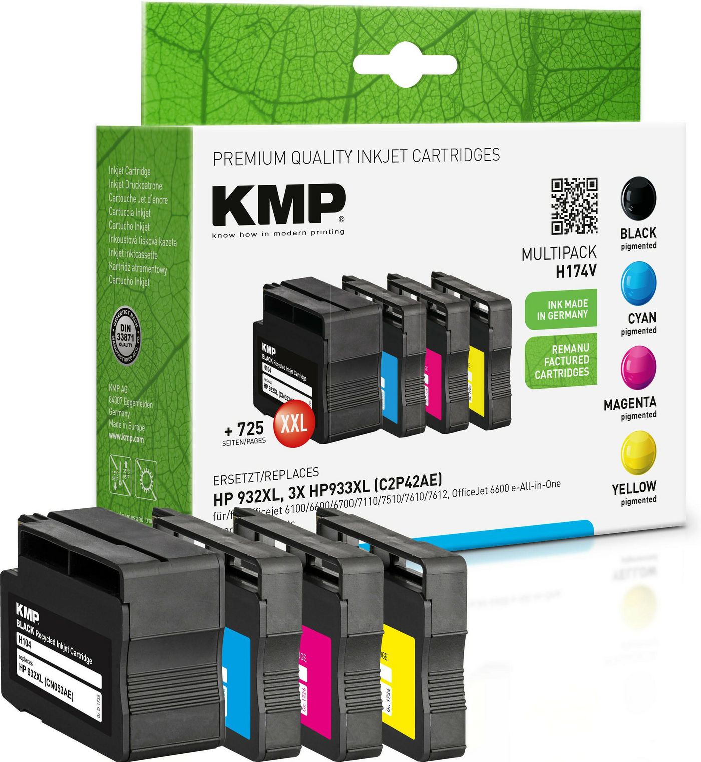 H174V Multipack BK/C/M/Y