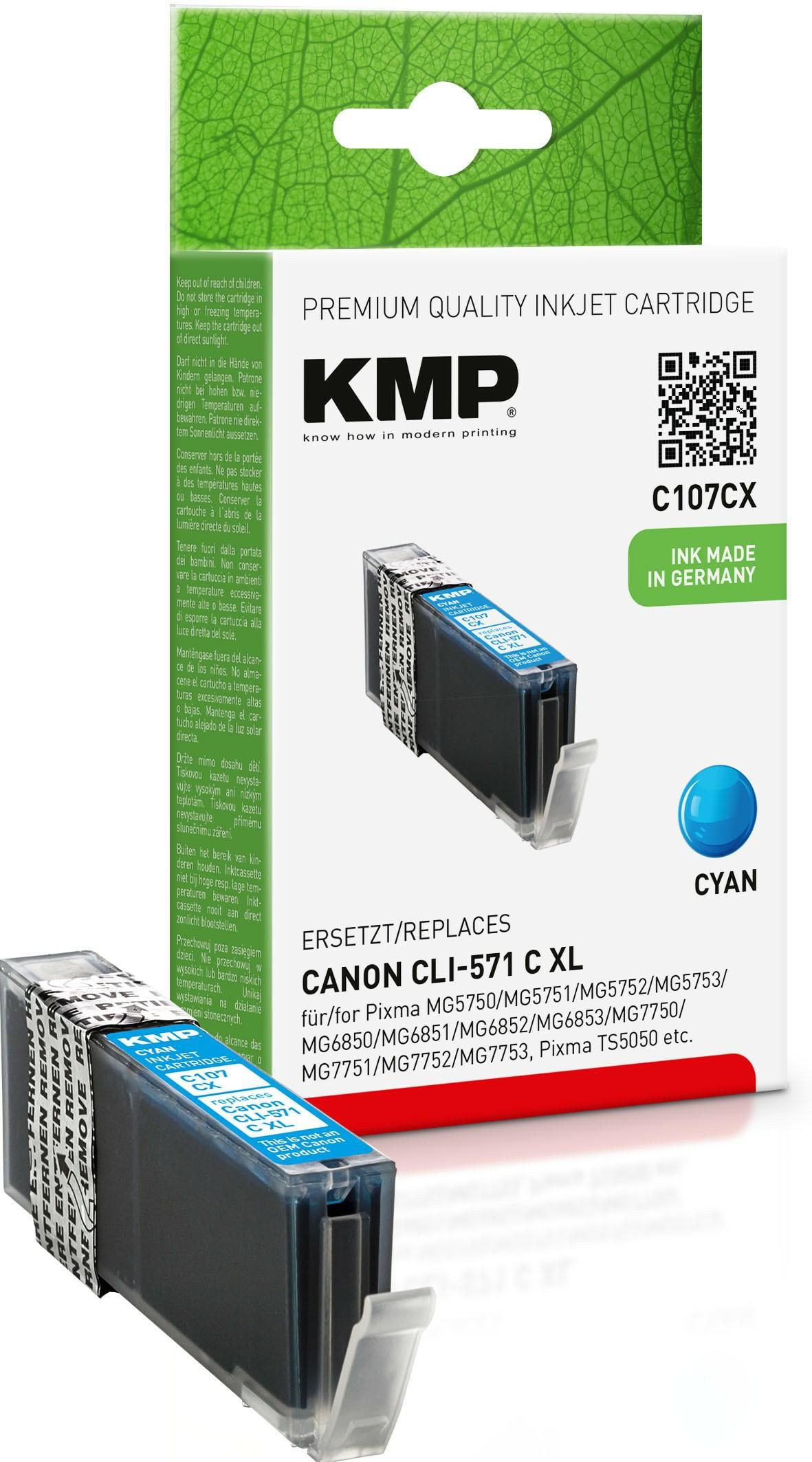 C107CX ink cartridge cyan