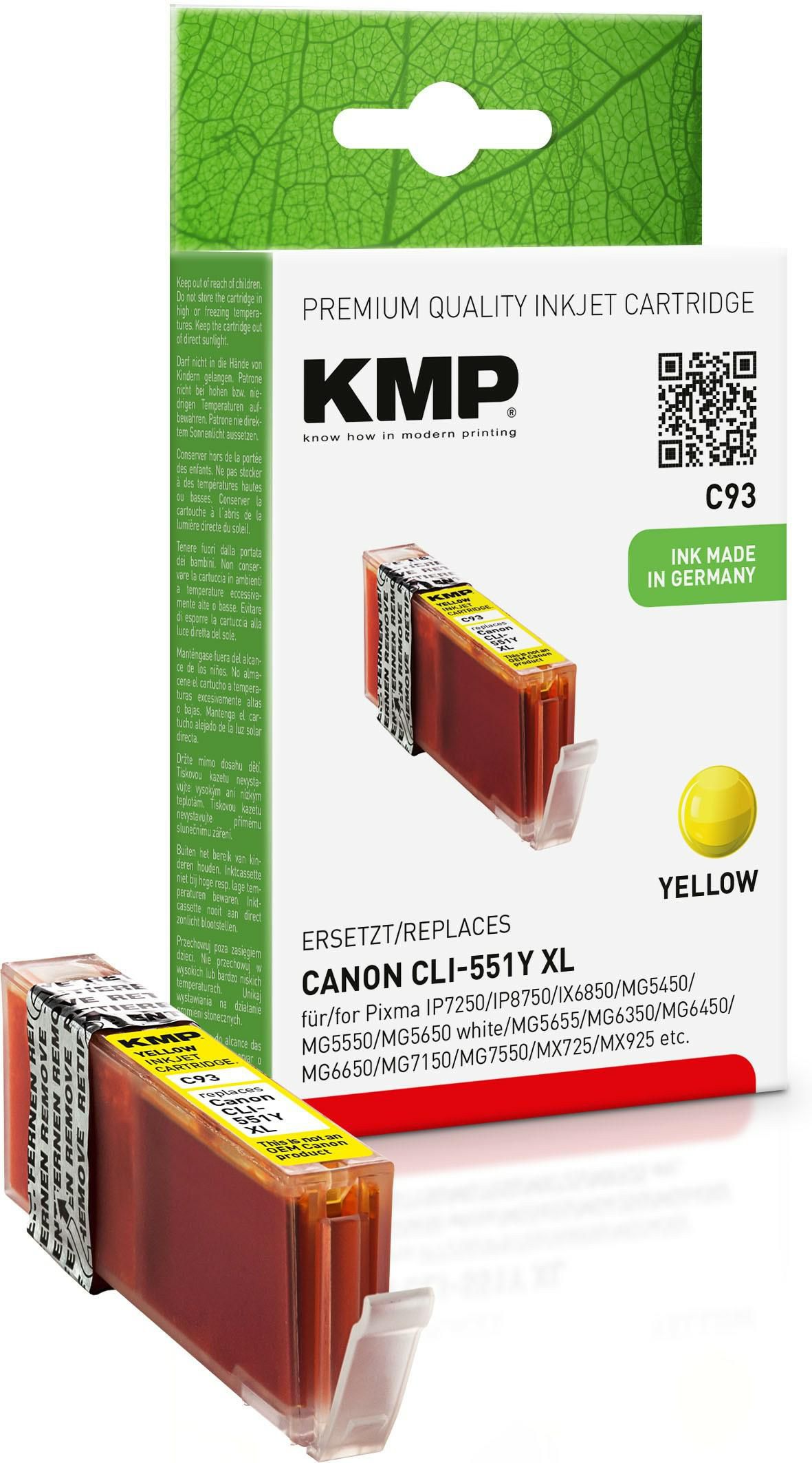 C93 ink cartridge yellow