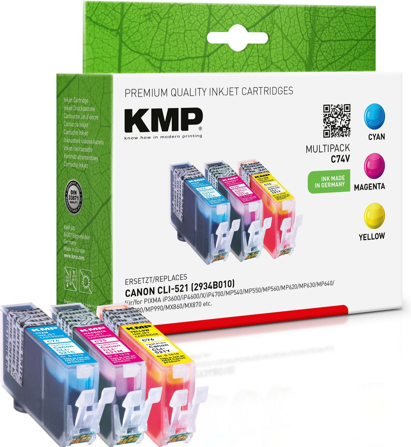 C74V Ink Cartridge 3 Pc(S) 
