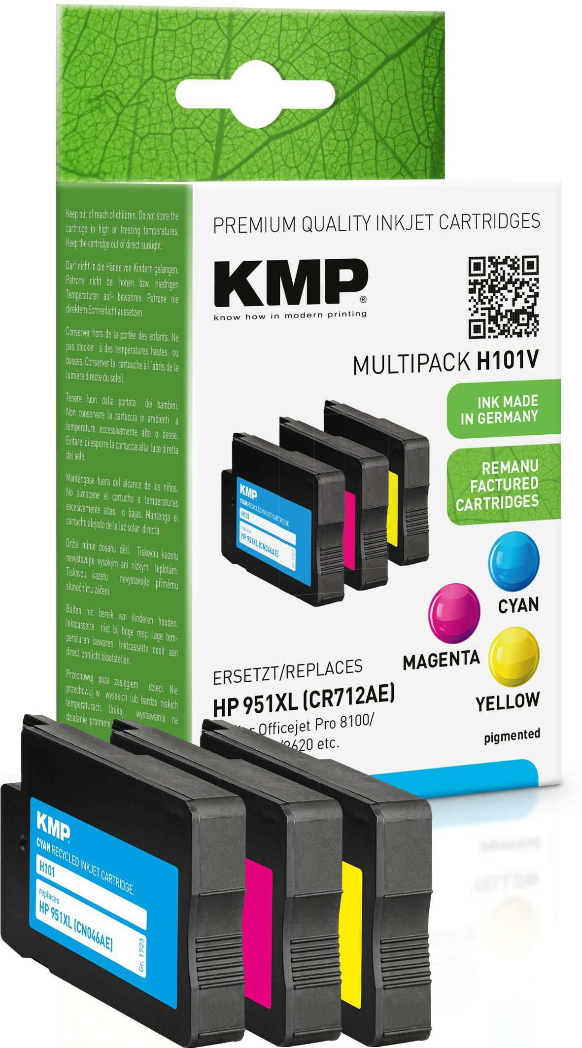 Cart. HP HP 951XL C/M/Y comp.
