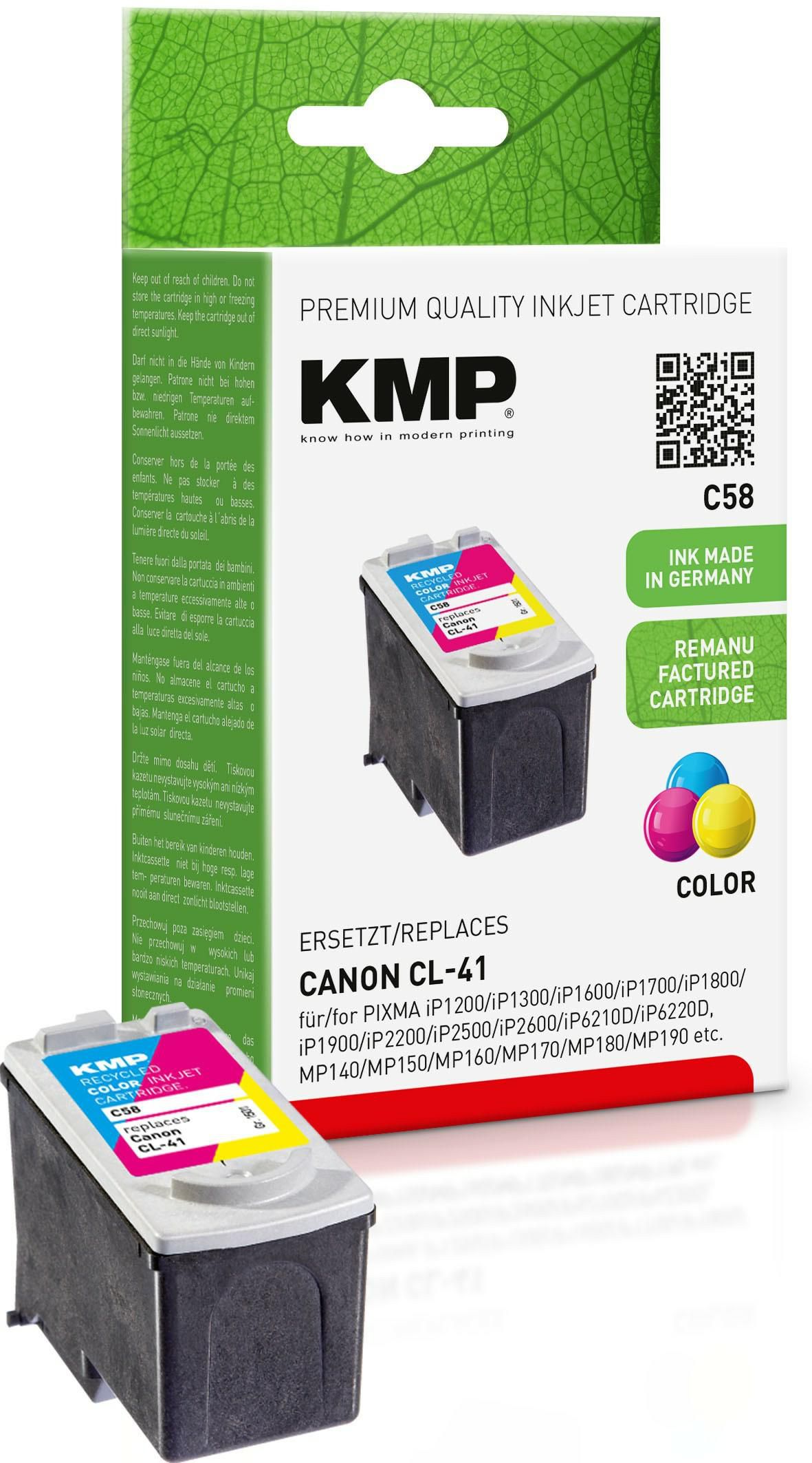 C58 ink cartridge color compat