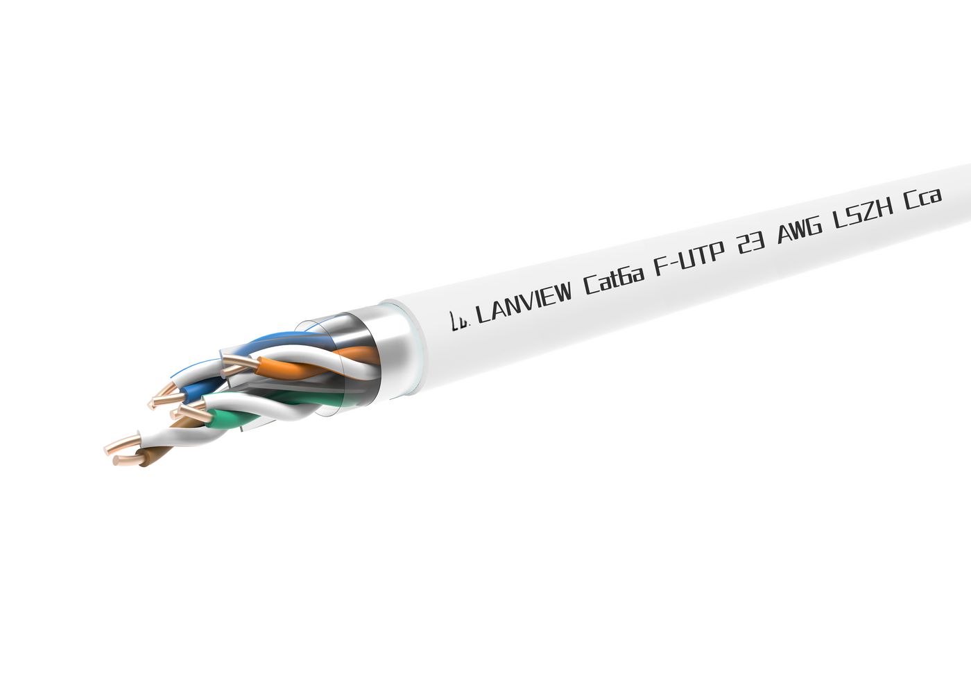 Cat6a F-UTP 4x2xAWG23 LSZH