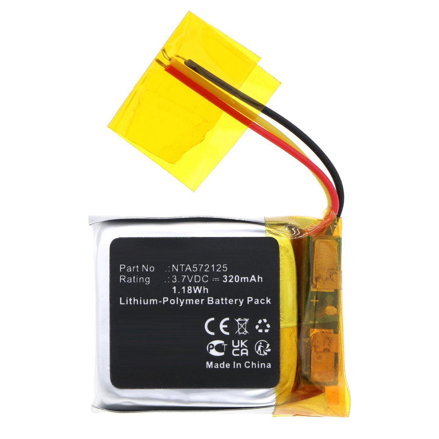 Battery 1.18Wh 3.7V 320mAh