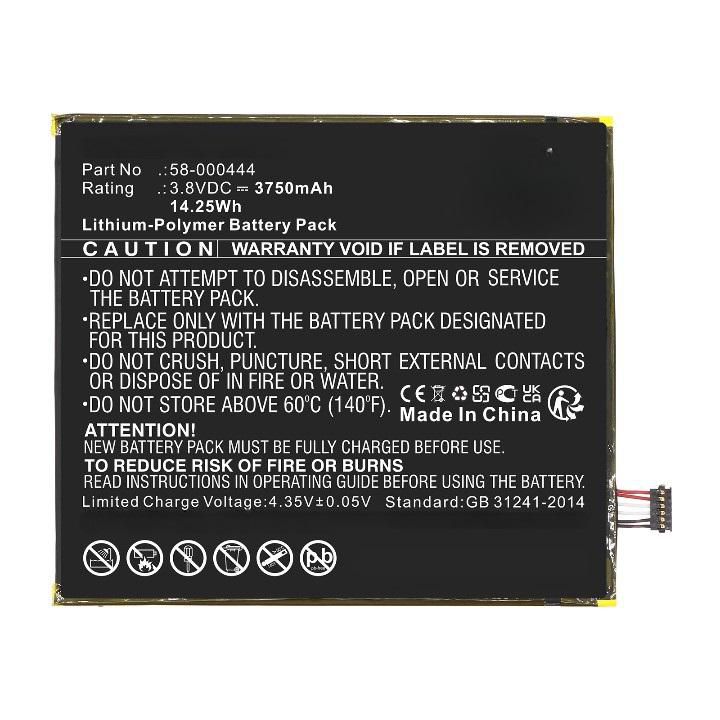 Battery 14.25Wh 3.8V 3750mAh 