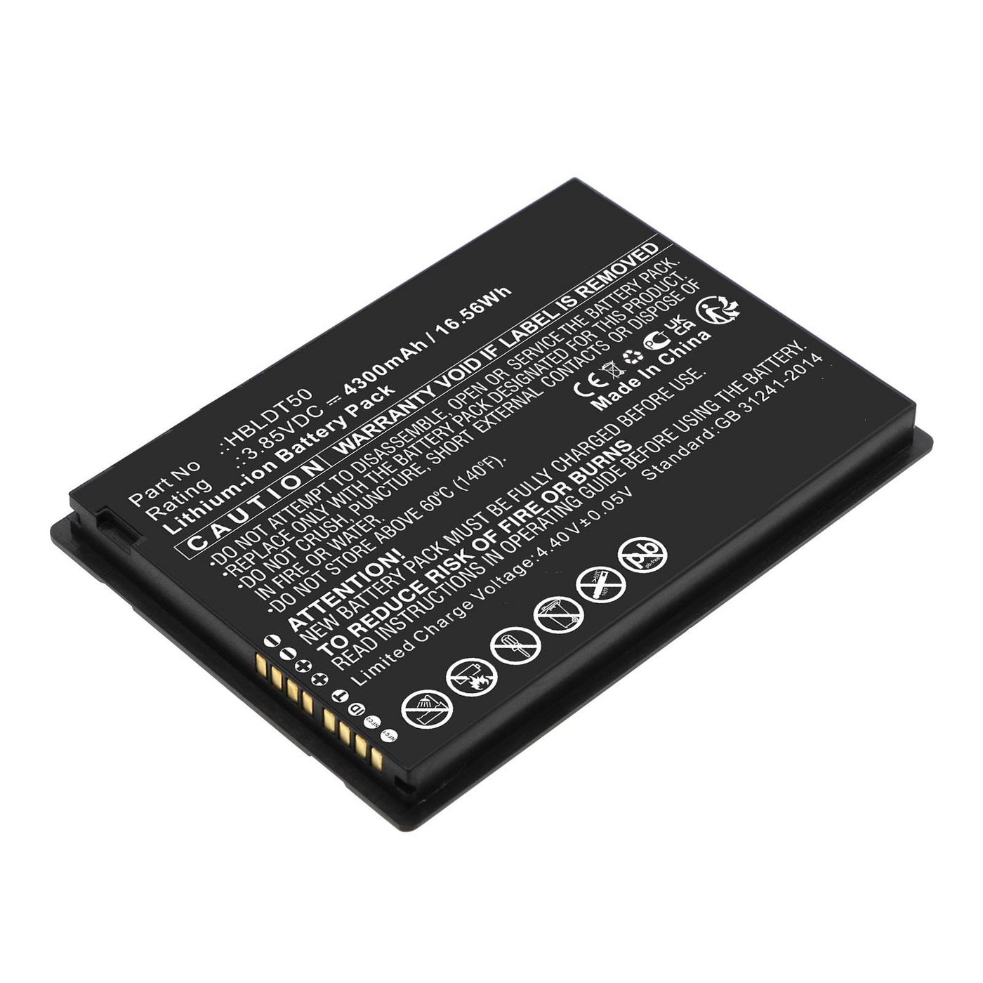Battery 16.56Wh 3.85V 4300mAh