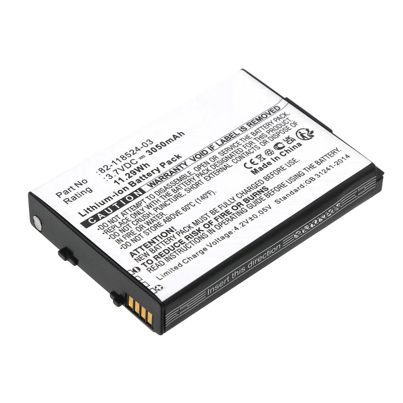 Battery 11.29Wh 3.7V 3050mAh