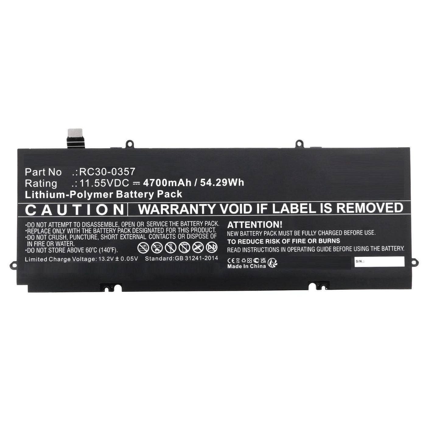 Battery 54.29Wh 11.55V 