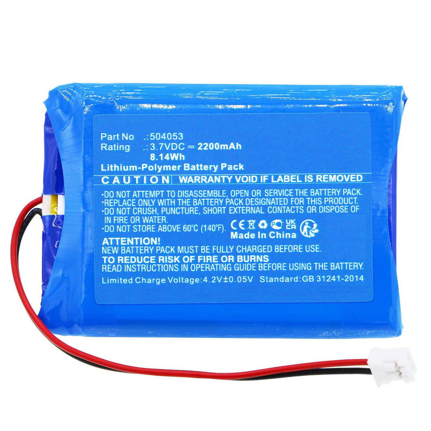 Battery 9.60Wh 4.8V 2000mAh