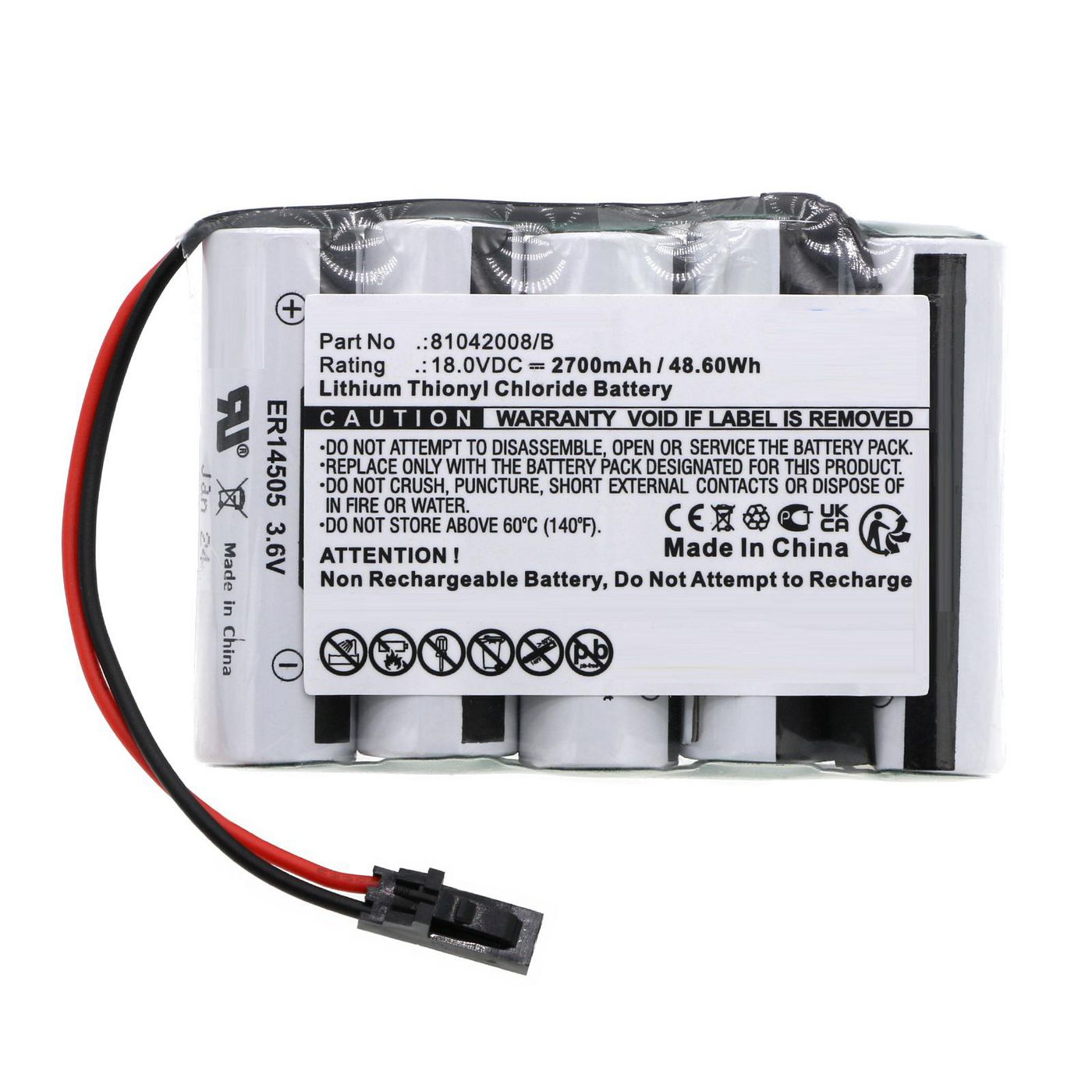 Battery 48.60Wh 18.0V 2700mAh