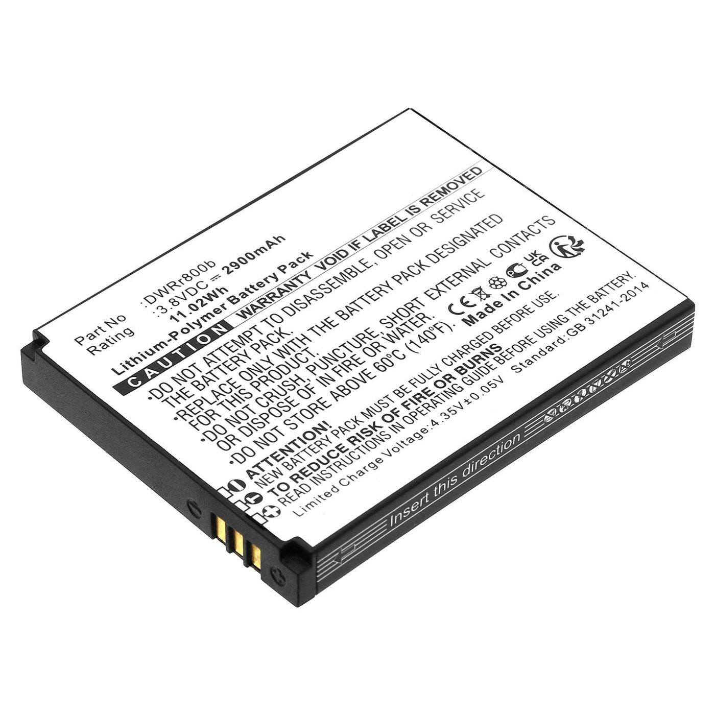Battery 9.60Wh 4.8V 2000mAh