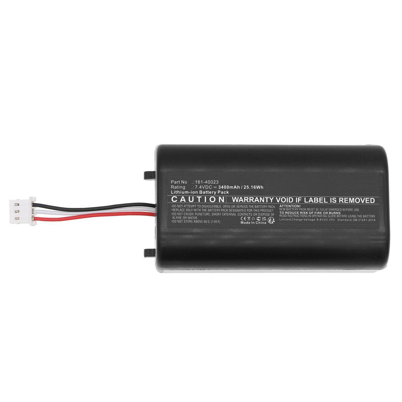 Battery 25.16Wh 7.4V 3400mAh