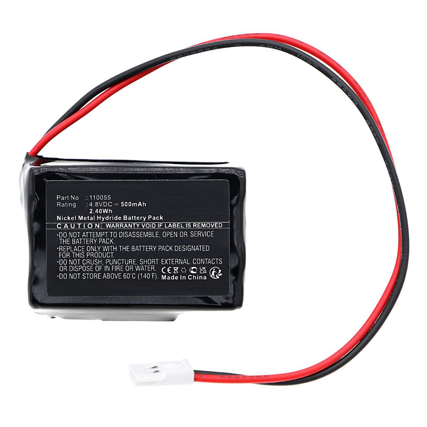 Battery 2.40Wh 4.8V 500mAh