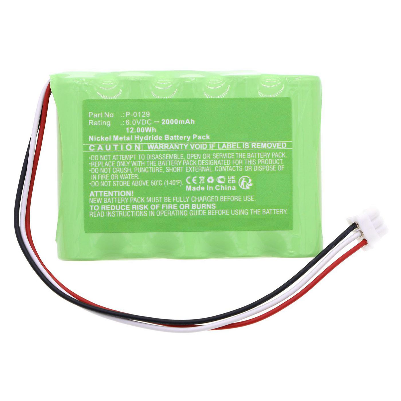 Battery 12.00Wh 6.0V 2000mAh