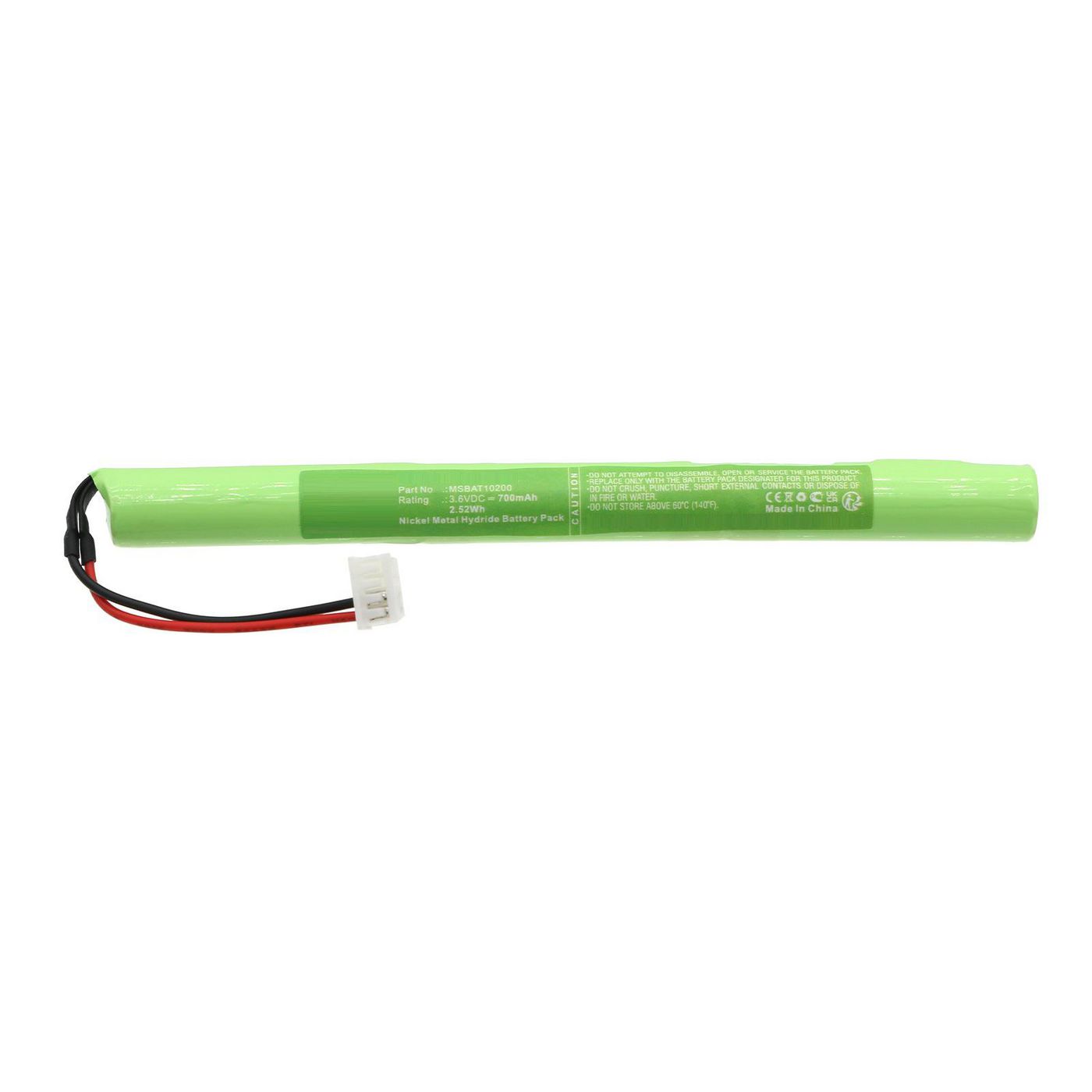 Battery 2.52Wh 3.6V 700mAh 
