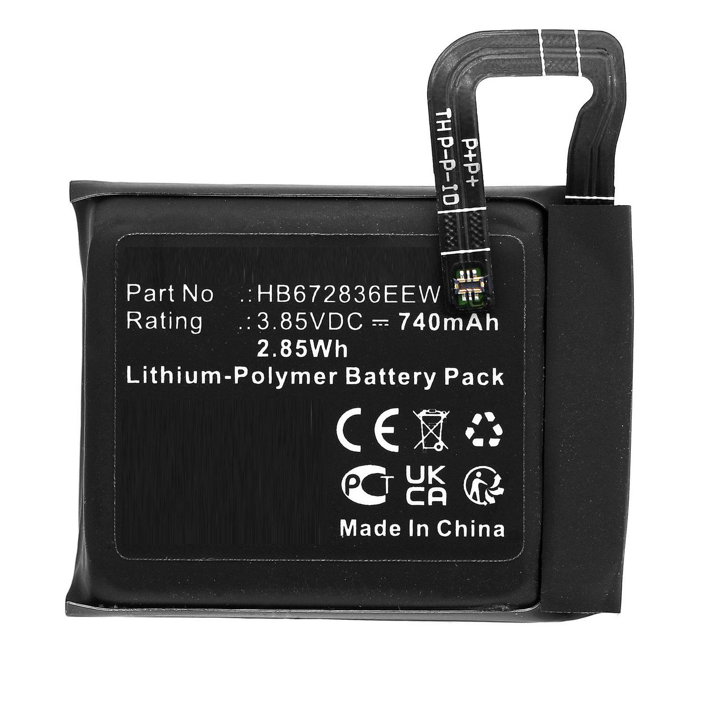 Battery 2.85Wh 3.85V 740mAh 