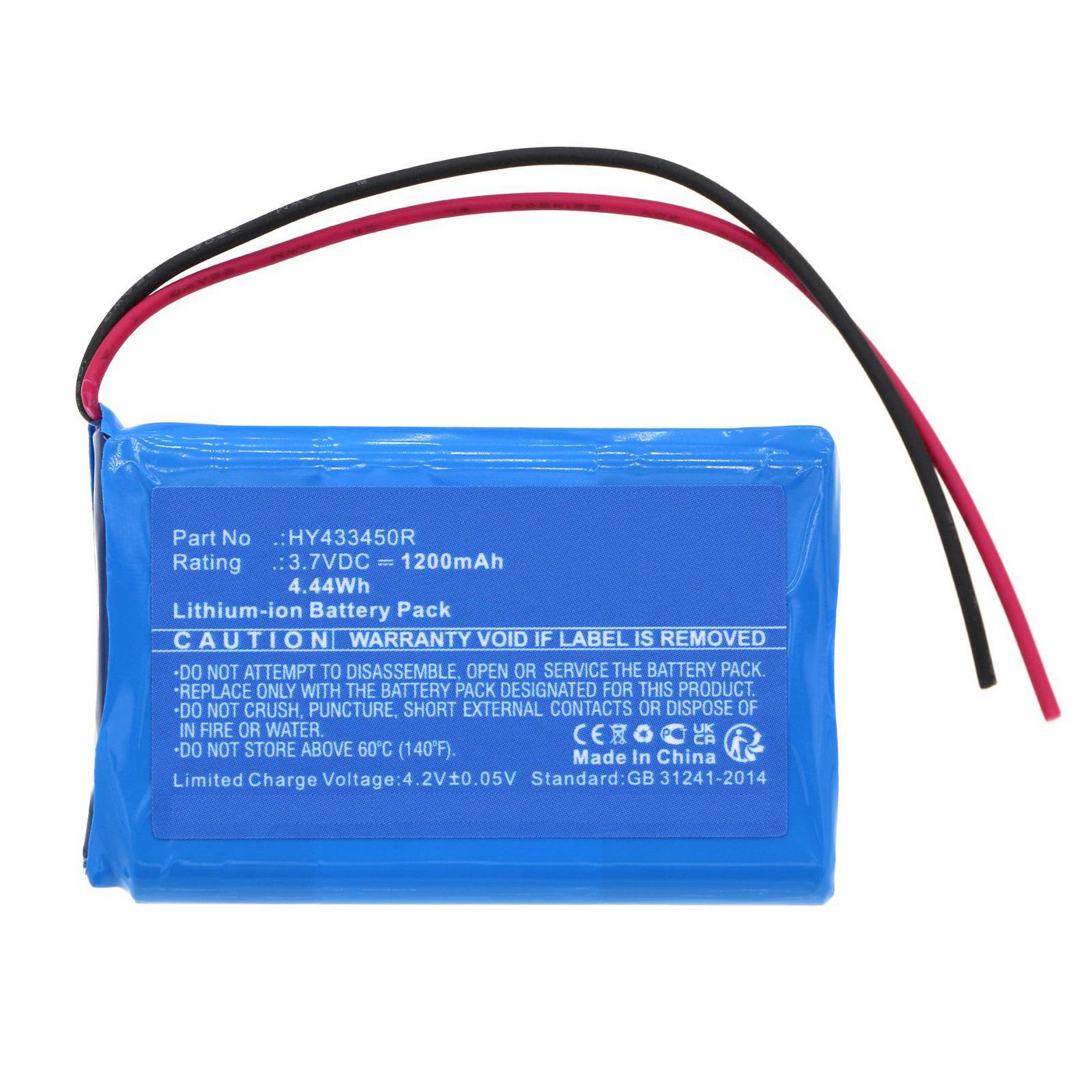 Battery 4.44Wh 3.7V 1200mAh