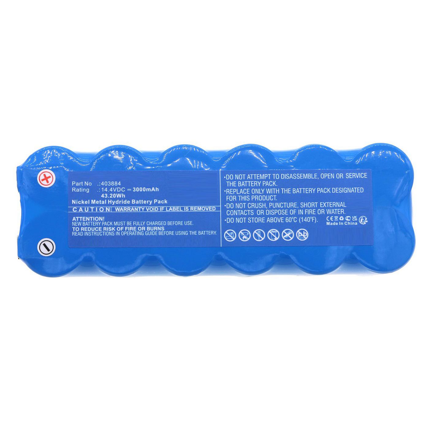 Battery 43.20Wh 14.4V 3000mAh
